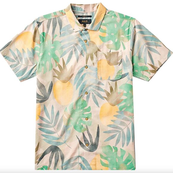 Roark Gonzo de Palmas Short Sleeve Button Down Shirt Small Colorful Cotton - Picture 1 of 14